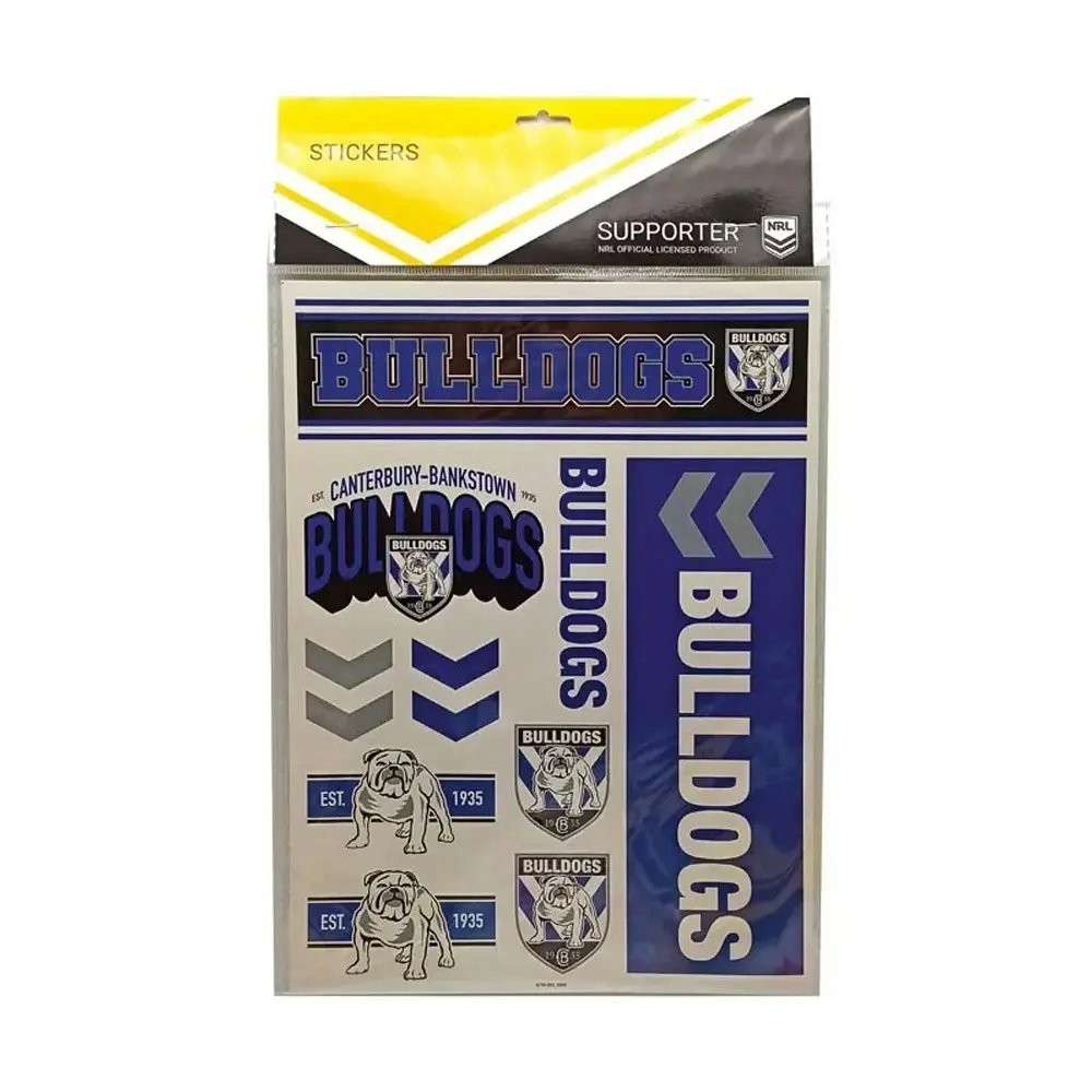 NRL Canterbury Bulldogs Team Cap/Drink Bottle/Bag/Sticker/Tote Merch Showbag 22