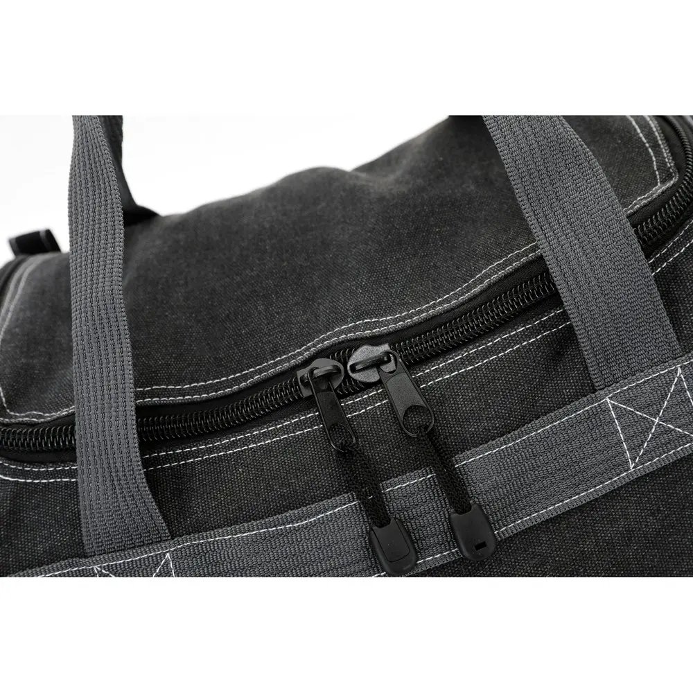 Bells Beach Canvas Weekender/Overnight Duffle Bag Square Tote Bag 65cm - Black