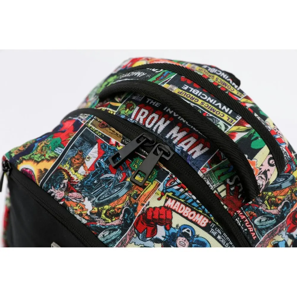 Marvel Comic Cover Pattern Laptop Padded Adults Shoulder Backpack Bag 45x30x20cm