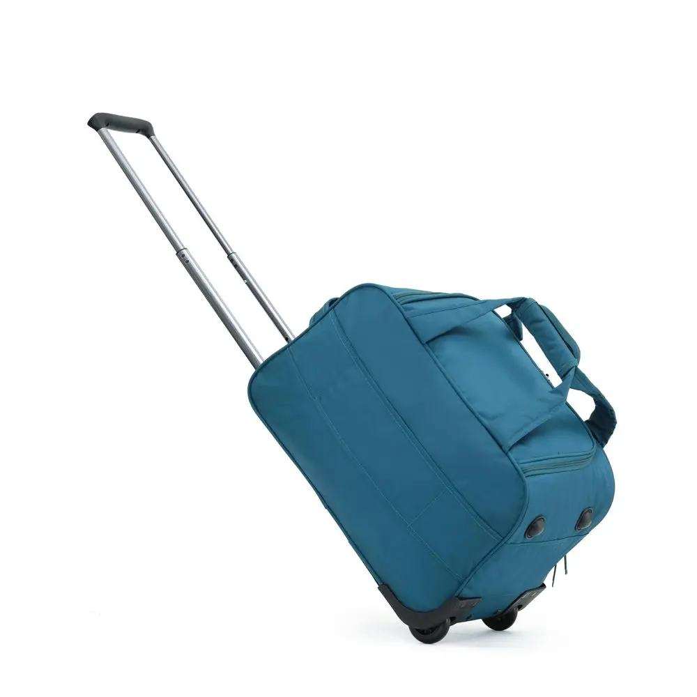 Tosca Oakmont 20" Cabin/Carry On 2 Wheeled Duffle Bag Trolley 27x50x32cm - Teal