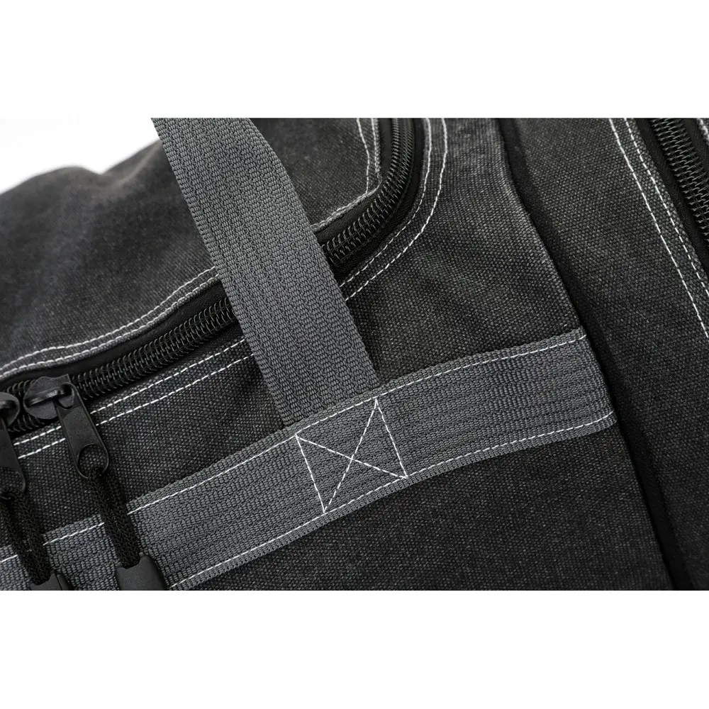 Bells Beach Canvas Barrel/Weekender/Overnight Duffle Bag 75x38x38cm - Black