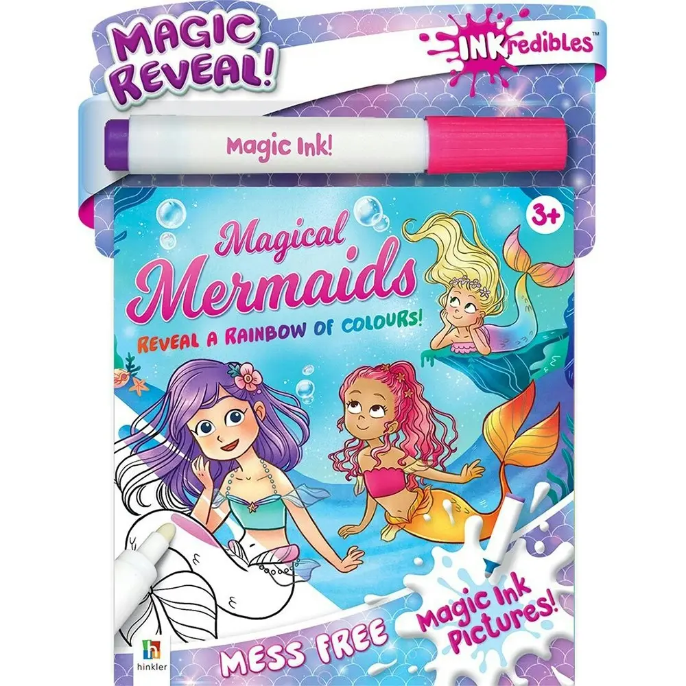 4x Inkredibles: Magic Ink Pictures Magical Mermaids Activity Kit Fun Book 3y+