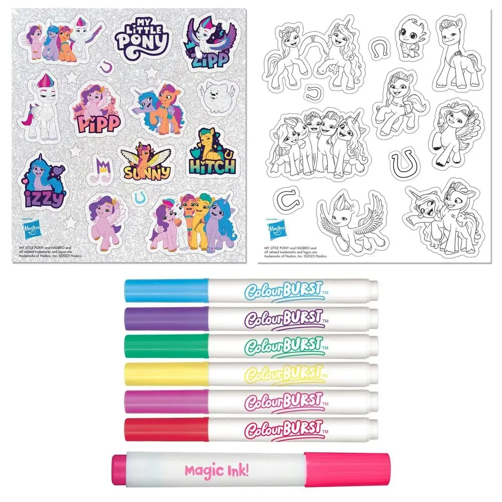 Inkredibles Kids/Children Activity Kit My Little Pony 3y+ w/Markers/Stickers