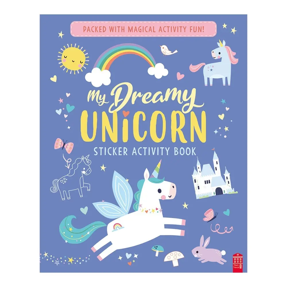 3x Sticker & Activity Dreamy Unicorn Kid/Children Puzzle Learning Colouring Book