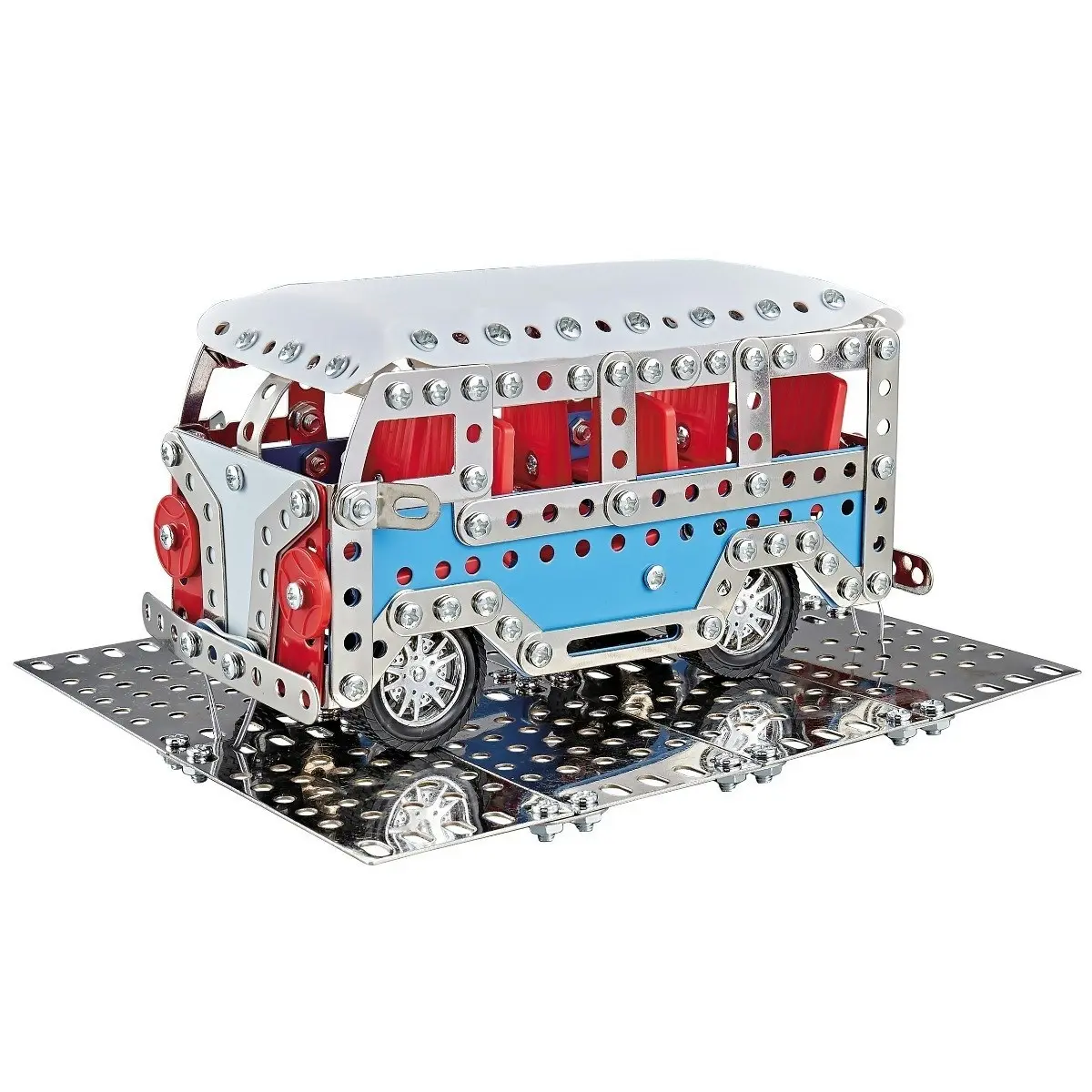 STEAM Metal Craft 17cm Mini Bus DIY Construction Kit Activity Toy Kids/Child 8y+