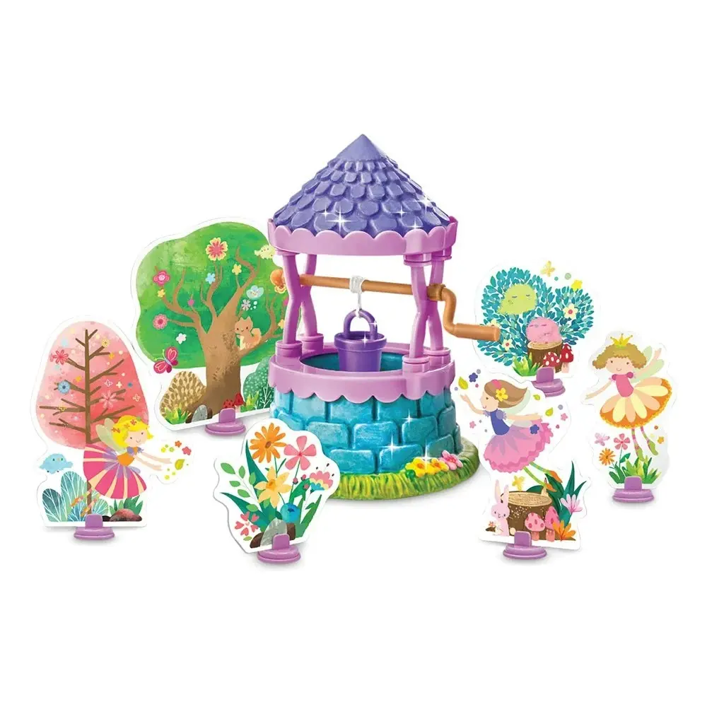 4M KidzMaker Mould & Paint Fairy Wishing Well Plaster Kids Art/Craft Kit 5y+