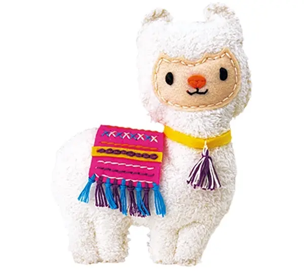 Avenir Sewing Kit Soft Plush Doll Llama Kids/Children Fun Craft Activity 6y+