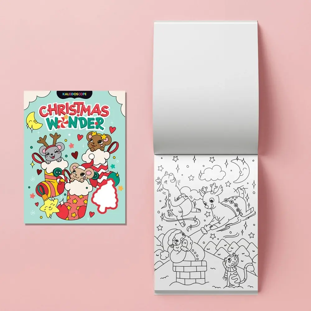 Kaleidoscope Christmas Wonder Colouring Pad Kit Art/Craft Kids/Children 6-8y