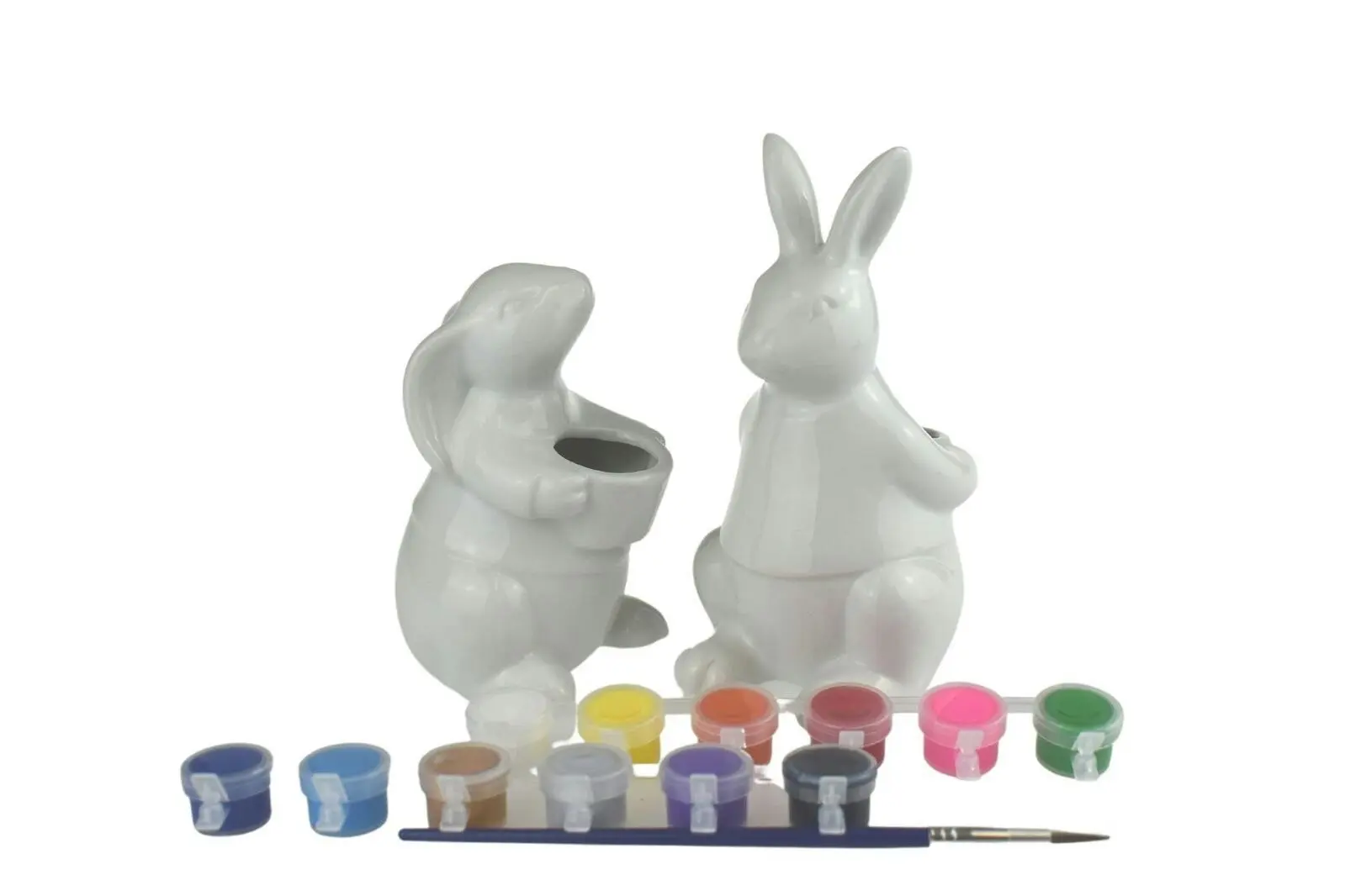 Kaper Kidz Pyo Bunny Painting Vase Kids/Children Painting DIY Craft Toy Kit 5+