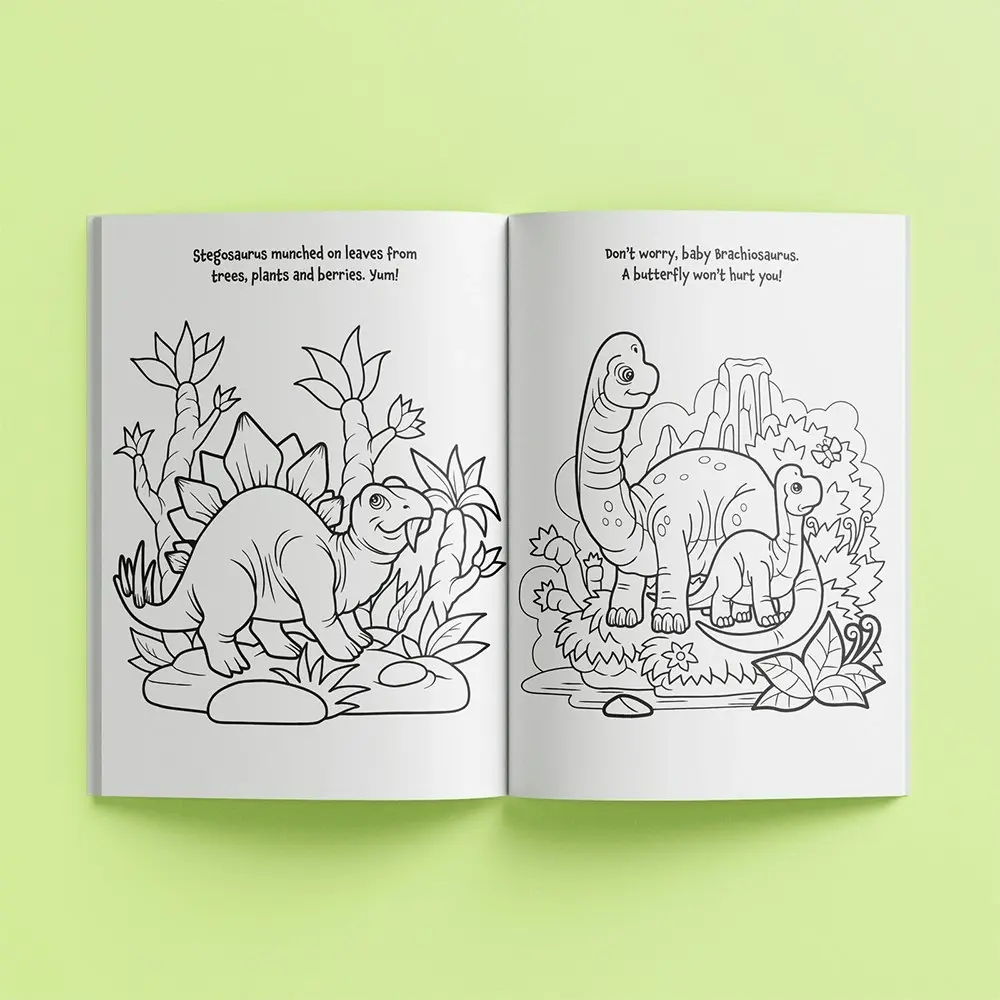 Bookoli Fun Box 7: Colour Your Own Dinosaur T-Shirt Craft Activity Kit Kids