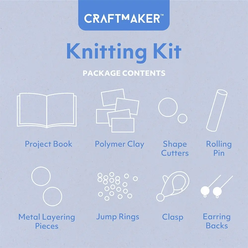 Craft Maker Polymer Clay Kit Classic Art Activity Kit Kids Craft Making