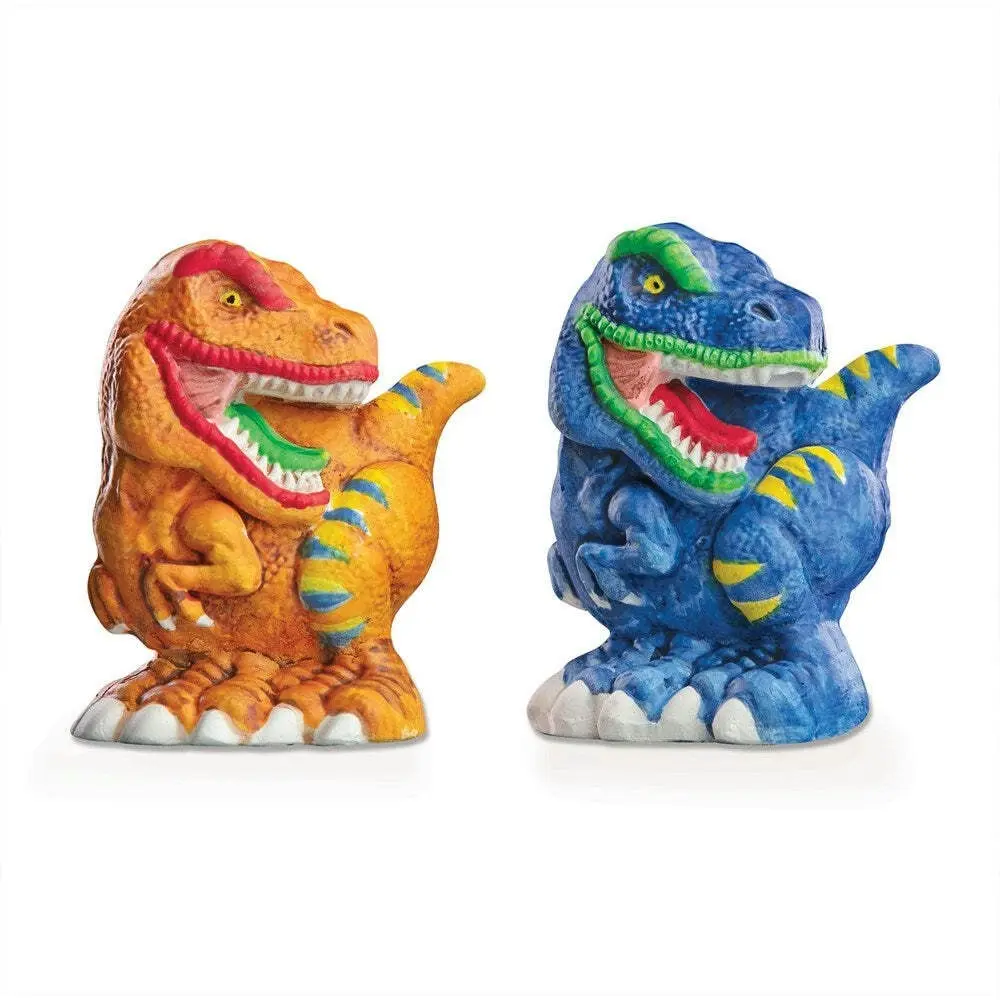 4M 3D Mould & Paint 7cm Dinosaurs Craft/Art T-Rex Colouring Kids Creativity 5y+