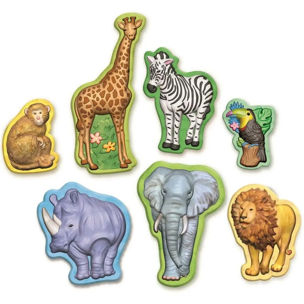 4M Mould & Paint Wildlife Animals Magnet/Badges Kids Art Painting Activity 5y+