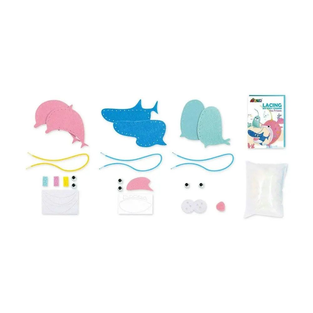 Avenir Lacing My First Charm Sea Friends Kids/Toddler Art/Craft Activity 3y+