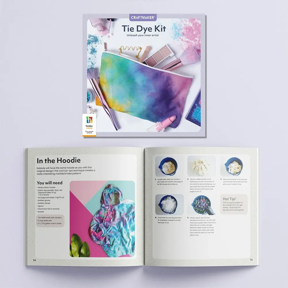 Craft Maker Tie Dye Kit Classic Art/Craft Activity Set DIY Hobby Project