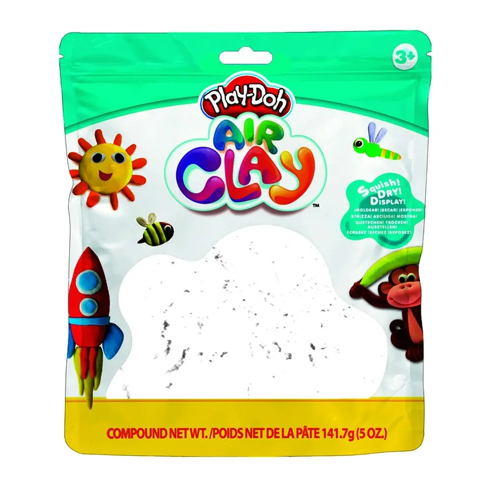 3x Play-Doh 5oz Air Clay Kids/Children Art Craft Fun Play Creative Toy 3y+ White