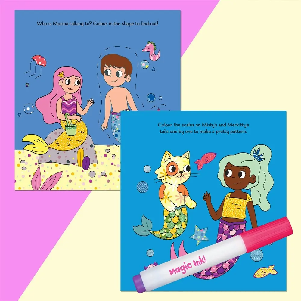 Inkredibles Magic Ink Pictures Mermaid Magic Activity Kit Mess-Free Art 3y+