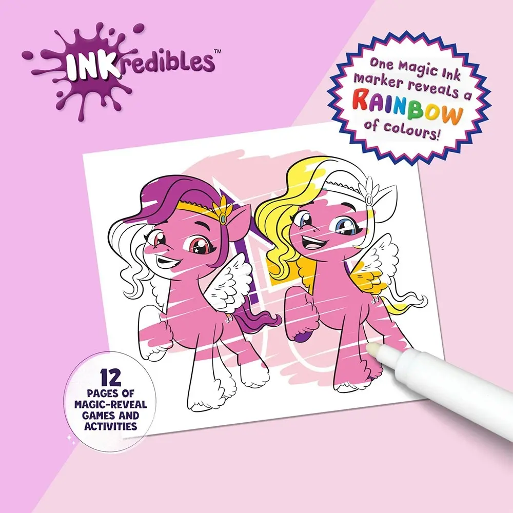 Inkredibles My Little Pony New Generation Magic Ink Activity Kit Kids Art 3y+