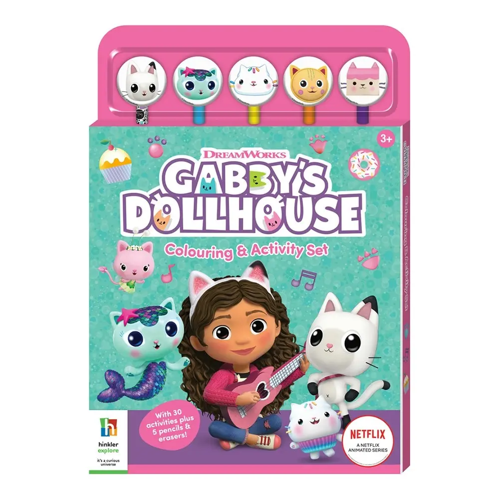 2x Kaleidoscope Gabby's Dollhouse Colouring & Activity Set Kids/Children Art 3+