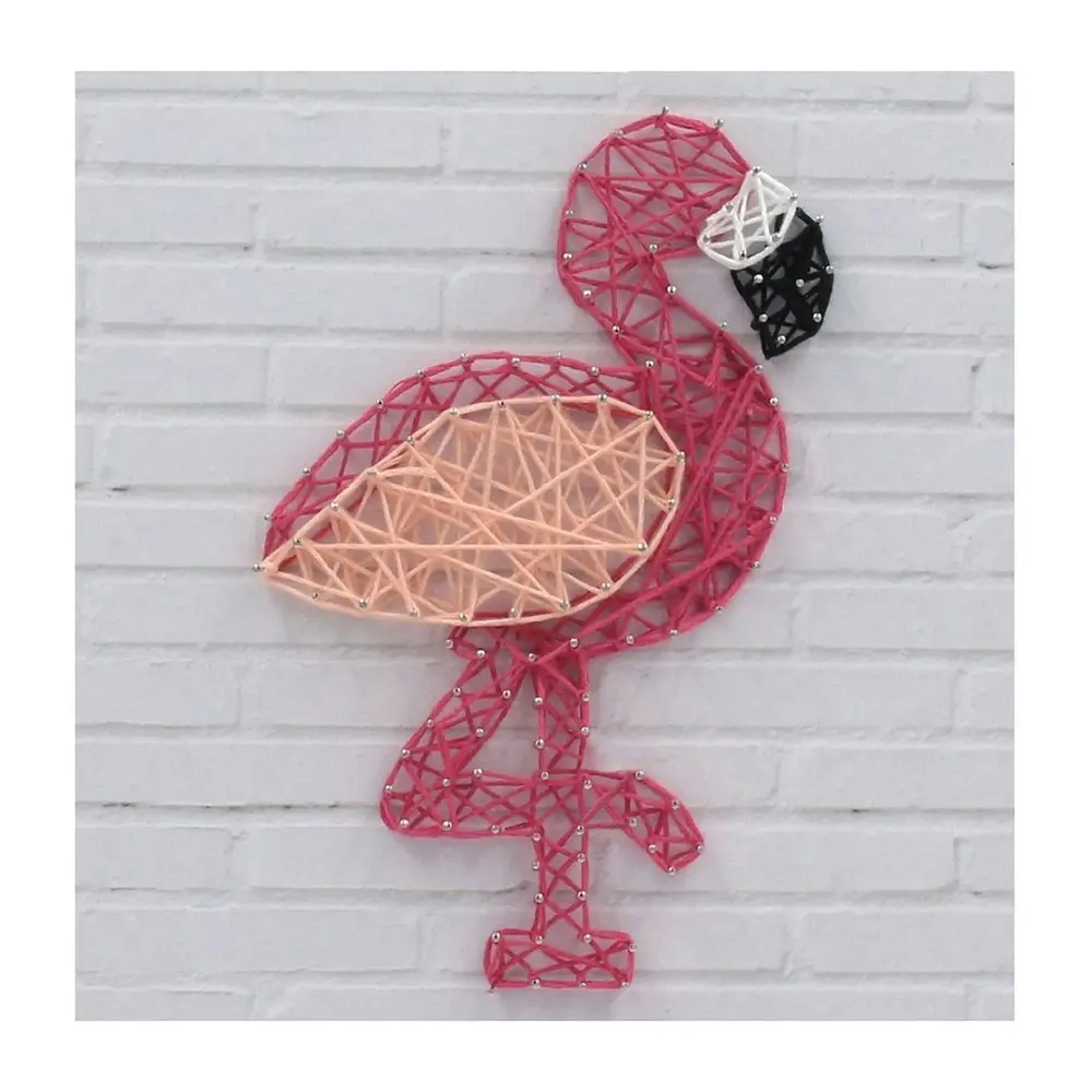 Craft for Kids Make Your Own String Art Flamingo Children Fun Activity Kit 10y+