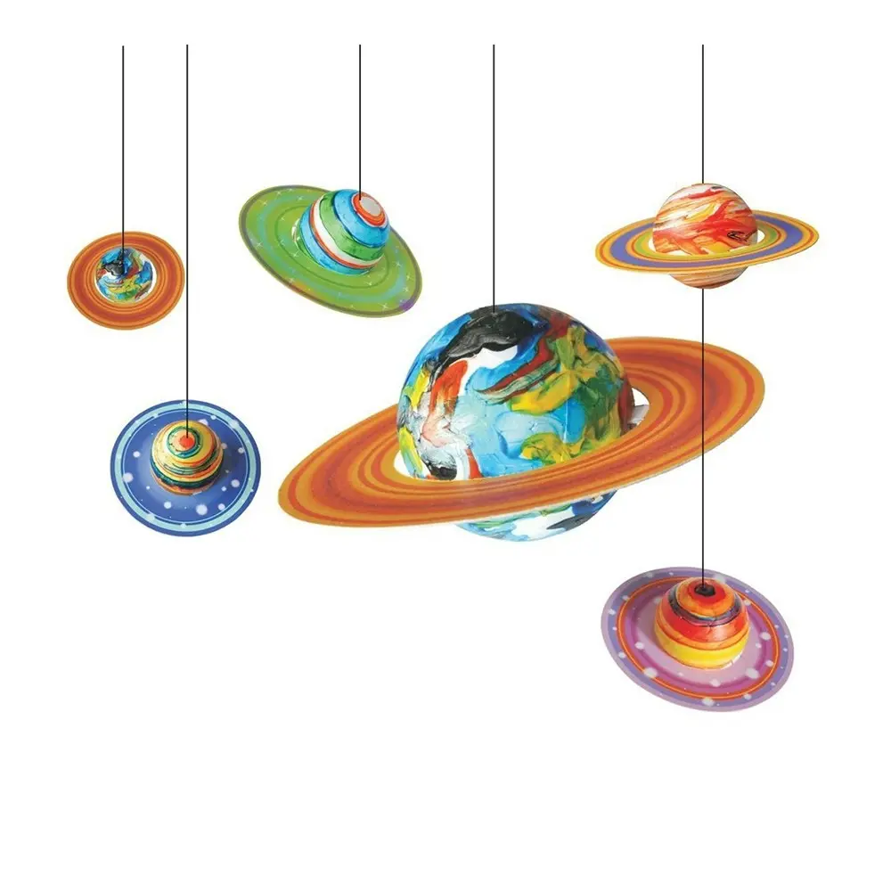 Craft for Kids Create Your Own Planet Mobile DIY Children Art Activity Kit 5y+