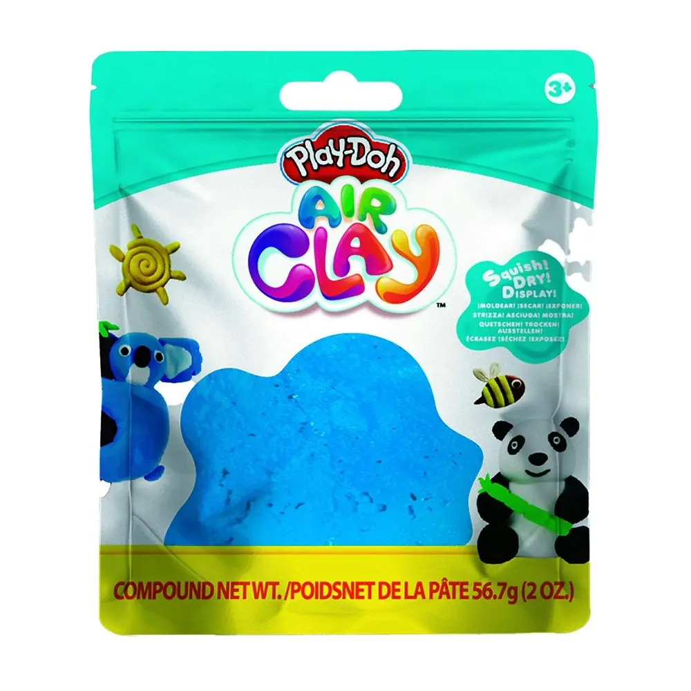 4x Play-Doh 2oz Air Clay Kids/Children Art Craft Fun Play Creative Toy 3y+ Blue