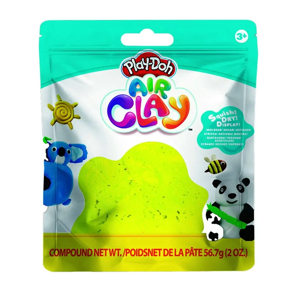 4x Play-Doh 2oz Air Clay Kids/Children Art Craft Fun Play Creative Toy 3+ Yellow