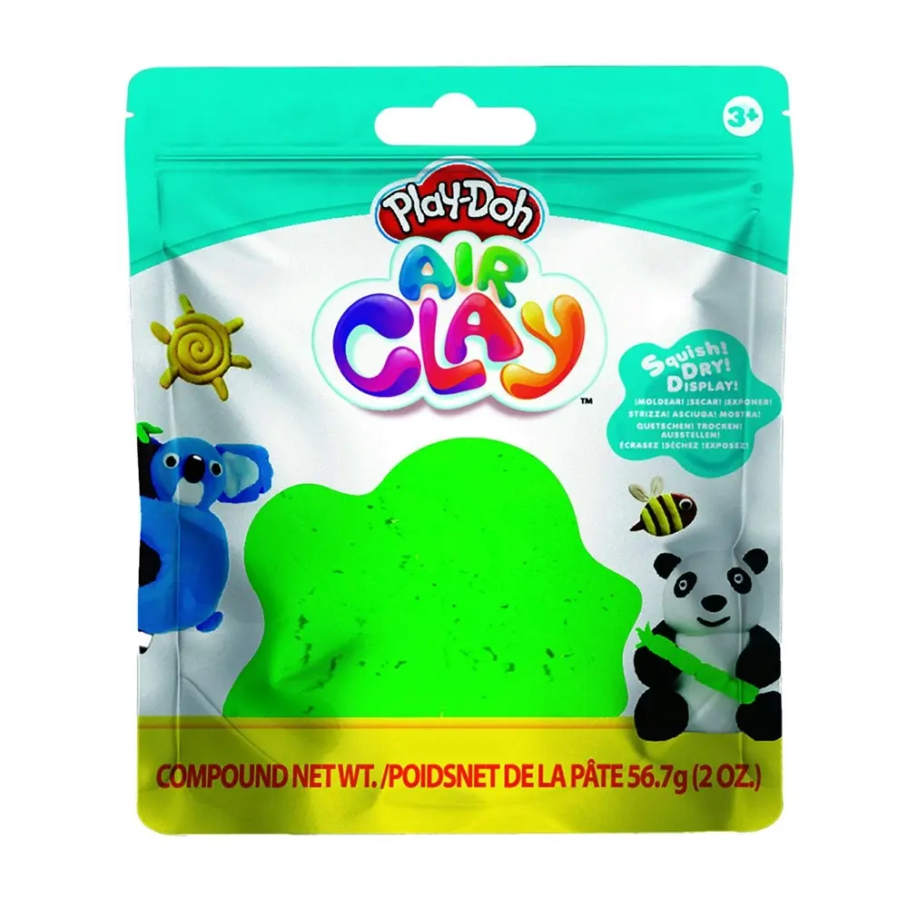 4x Play-Doh 2oz Air Clay Kids/Children Art Craft Fun Play Creative Toy 3y+ Green