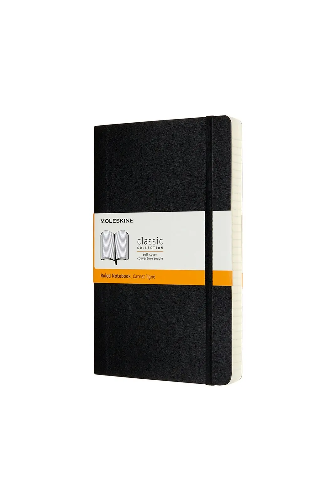 Moleskine Classic Soft Cover Expanded Notebook Office/Student Journal L Black