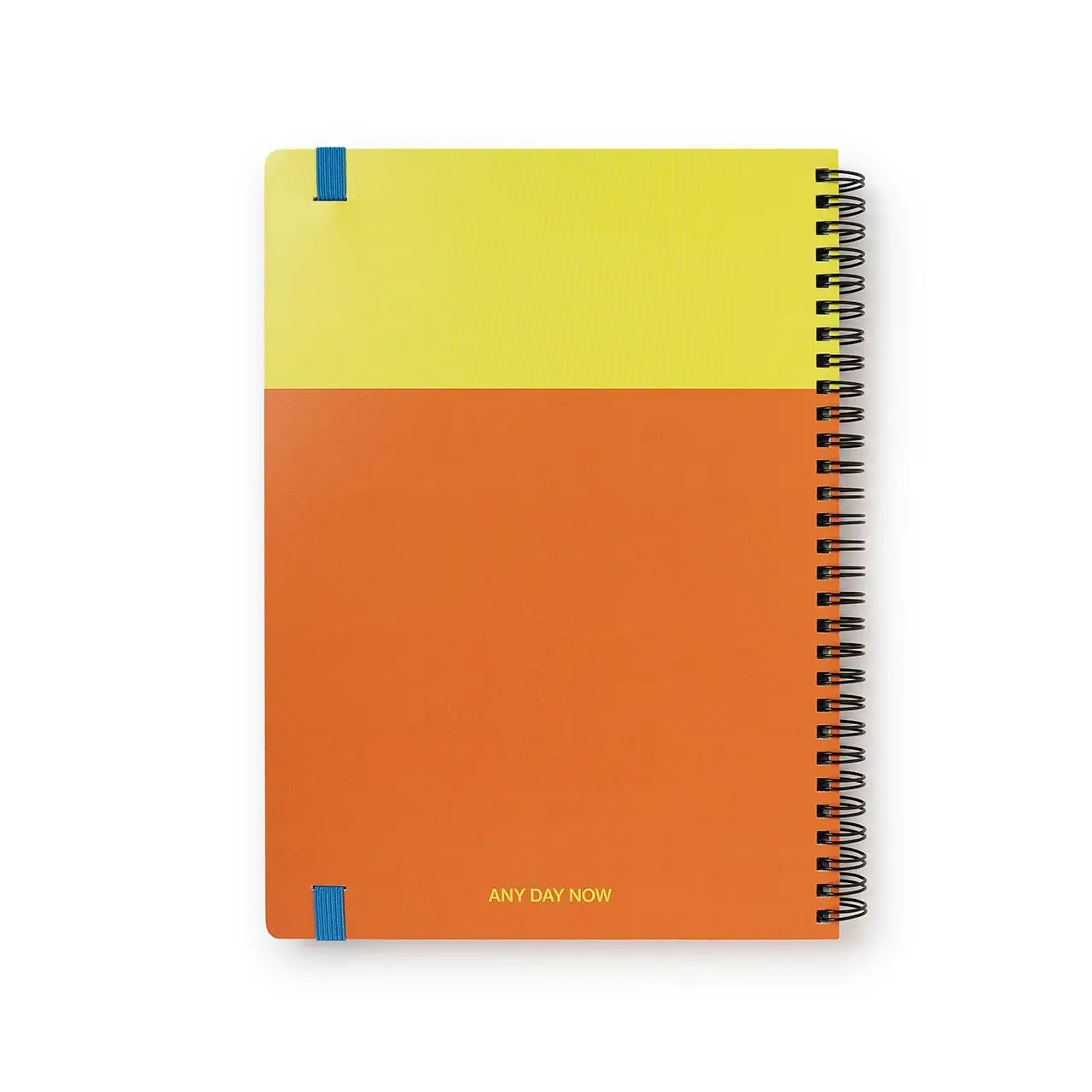 Any Day Now Dot Grid B5 Spiral Notebook Paper Journal 192 Pages Yellow & Orange