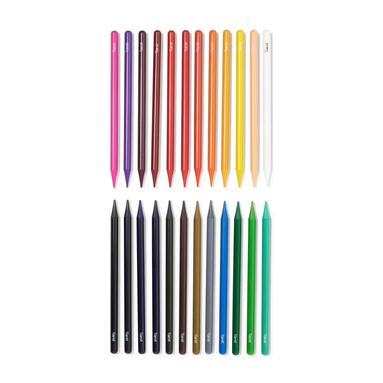 24pc Karst Artist Pencils Assorted Colours Art/Craft Drawing Colouring w/ Case