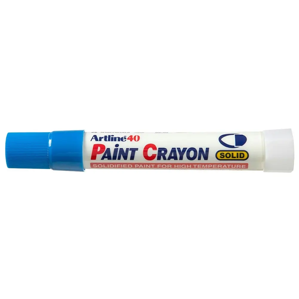 12PK Artline 40 Permanent Paint Crayon High Temperature - Blue