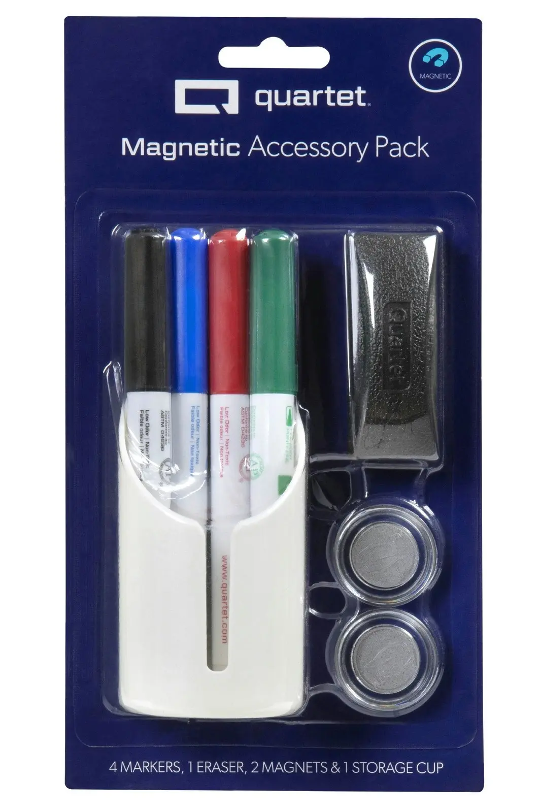 16x Quartet Magnetic Accessory Pack Storage Cup w/ Markers/Eraser For Whiteboard