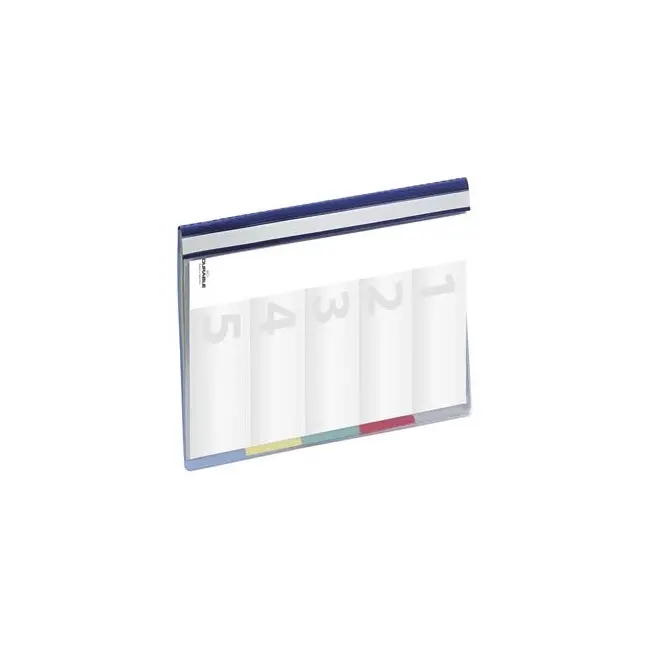 Durable Divisoflex 5-Divider Organisational A4 Document Compartment Folder Blue