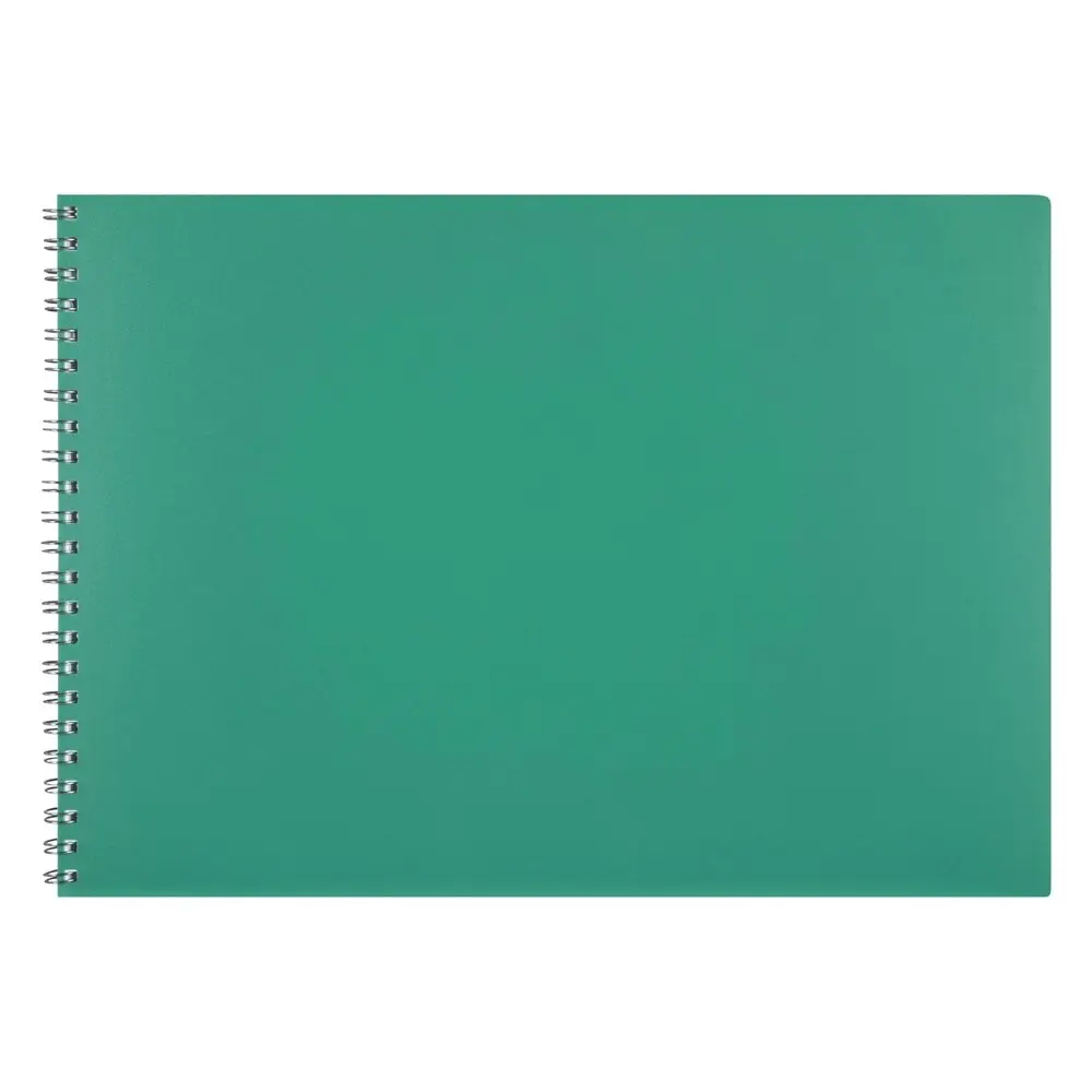 Derwent Academy Art/Craft PP Cover Visual Art Diary A3 Landscape 120pg Green