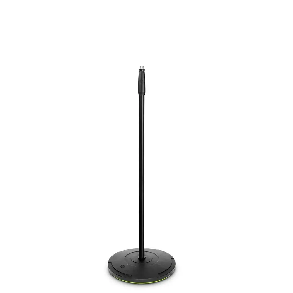 Gravity TMS23 Touring Series 160cm Microphone Steel Stand w/ Round Base Black