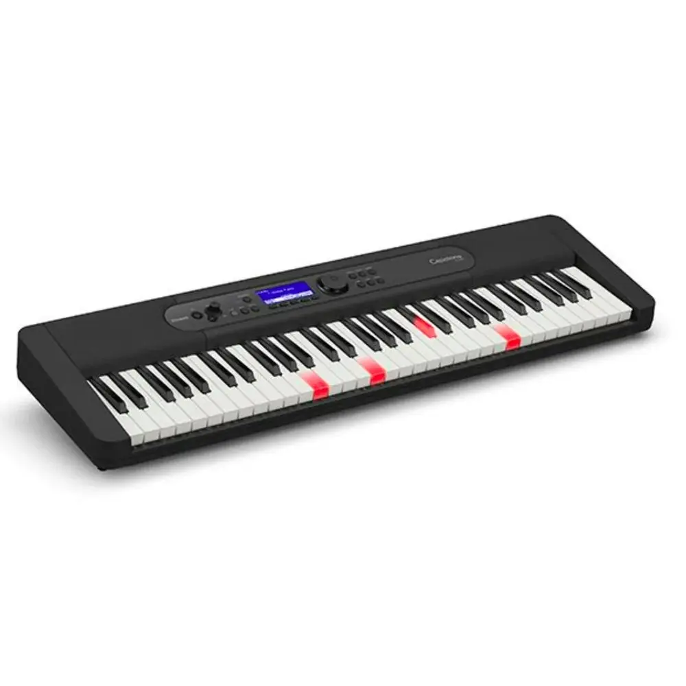 Casio Casiotone LKS450 61-Key Light-Up Electric Keyboard/Piano With Stand Black