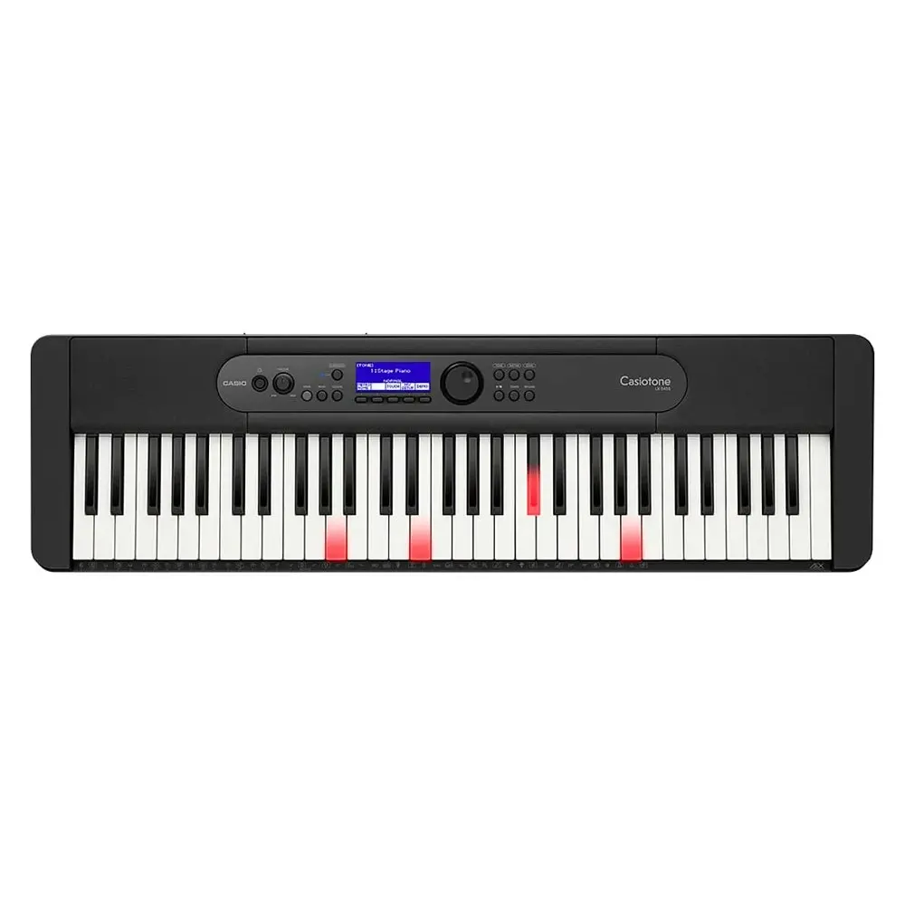 Casio Casiotone LKS450 61-Key Light-Up Electric Keyboard/Piano With Stand Black