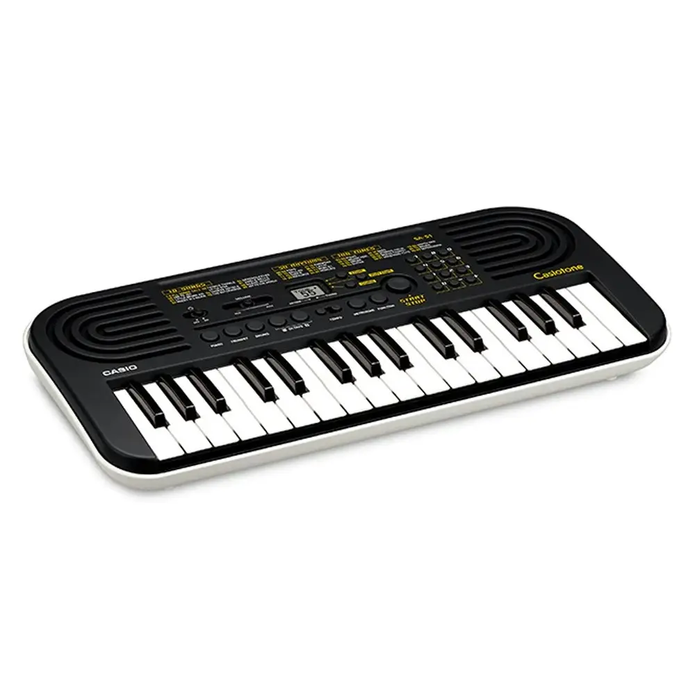 Casio SA-51 Casiotone Mini Portable 32 Key Musical Keyboard/Electric Piano Black