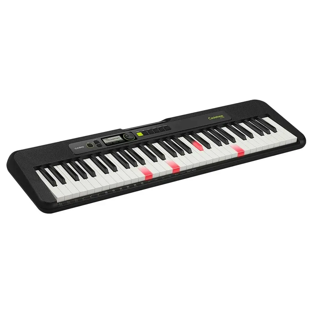 Casio LK-S250 Casiotone 61 Key Lighting Electric Keyboard/Piano With Stand Black