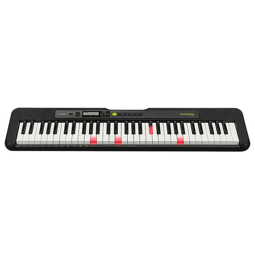 Casio LK-S250 Casiotone 61 Key Lighting Electric Keyboard/Piano With Stand Black