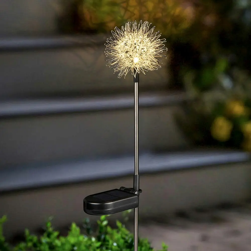 2PK Licht Eco Lighting Solar Dandelion Light Colour Changing Warm WHT LED 70cm