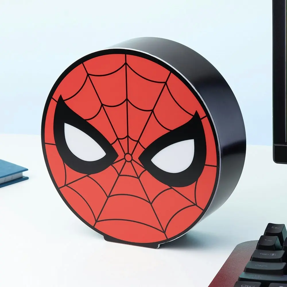 Paladone 16cm Spiderman Box Light Gift Kids/Children Bedside Table Night Lamp