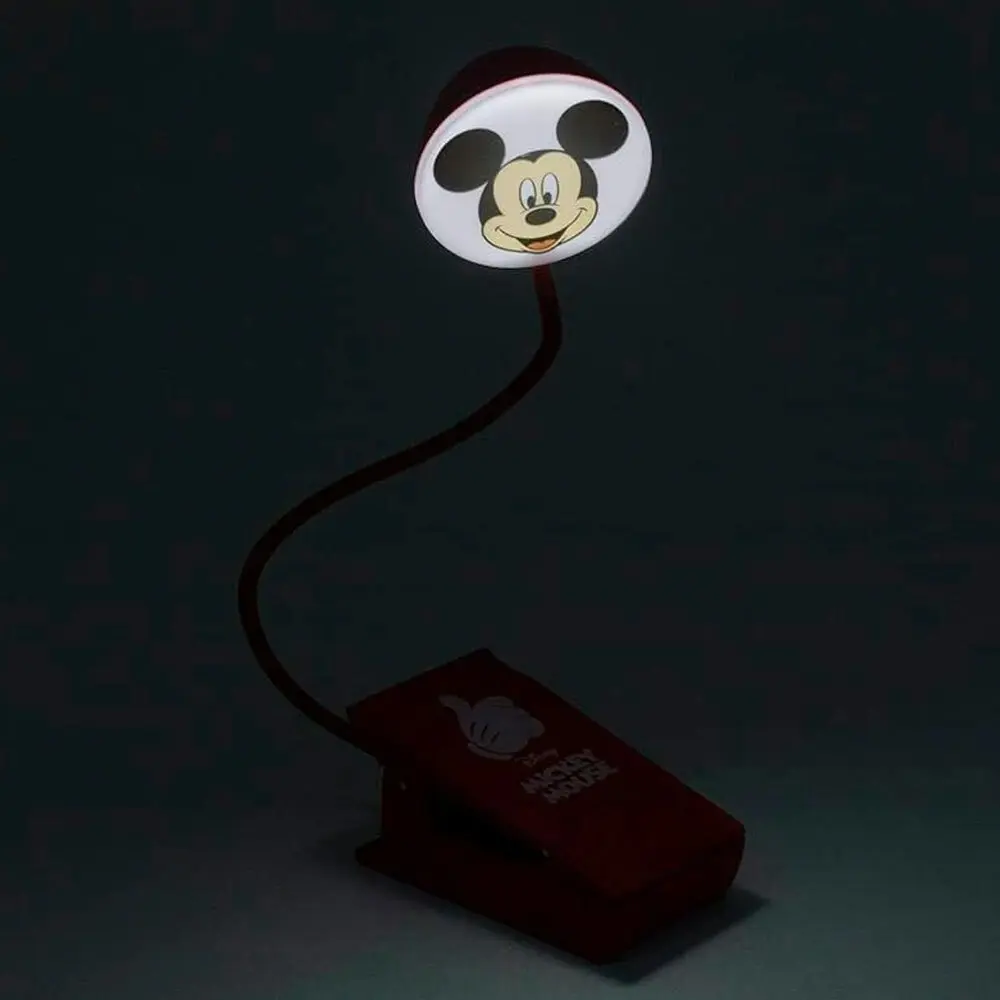 Disney Mickey Flexible Clipping Book Portable Reading Light Home/Bedroom 3+