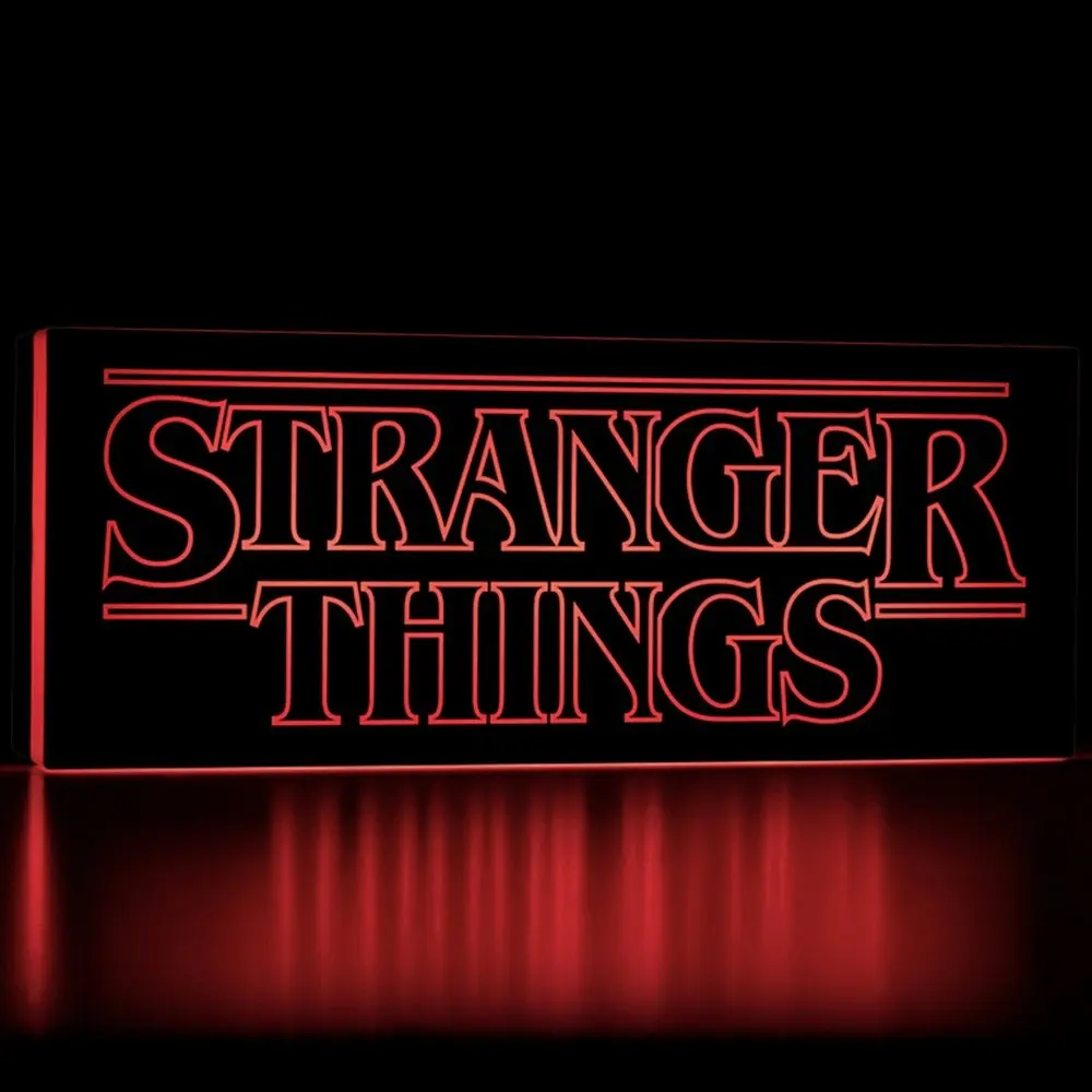 Paladone 30cm Stranger Things Logo Light Kids/Children Bedroom Side Table Lamp