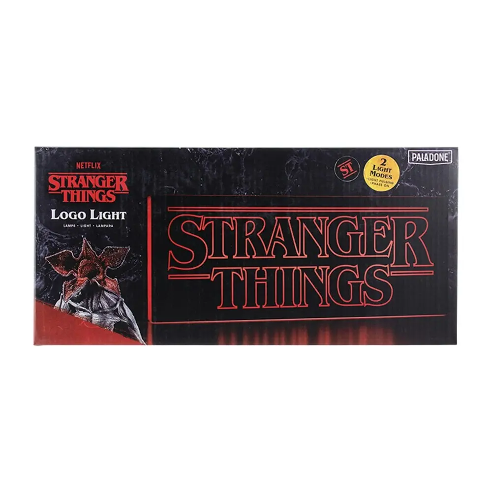 Paladone 30cm Stranger Things Logo Light Kids/Children Bedroom Side Table Lamp