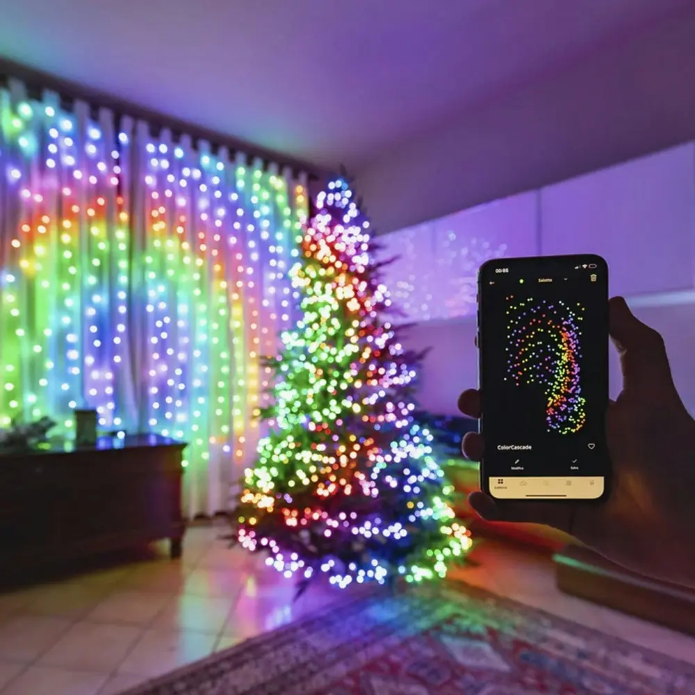 Twinkly Generation II Smart 400 RGB Colour LED String Lights Bluetooth/WiFi