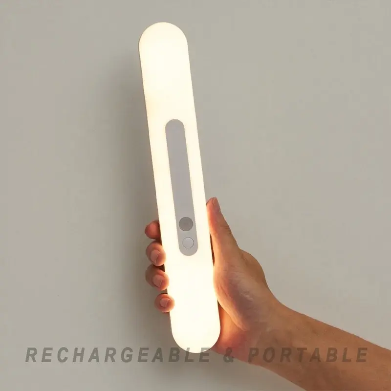 Sansai LED Magnetic Motion Sensor Light 3000mAh Rechargable Cool White 30cm