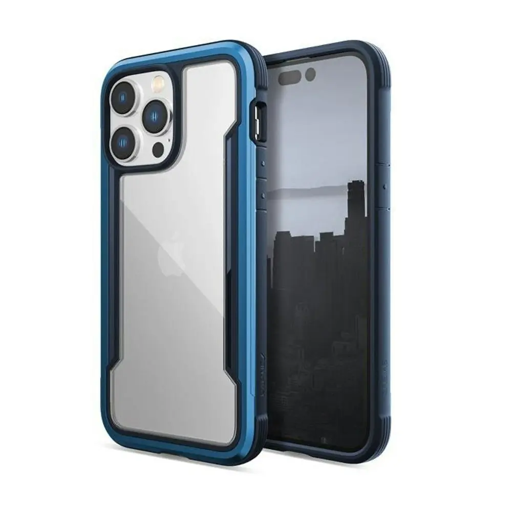 X-Doria Raptic Shield Protection Cover Case For Apple iPhone 14 Pro Max Blue