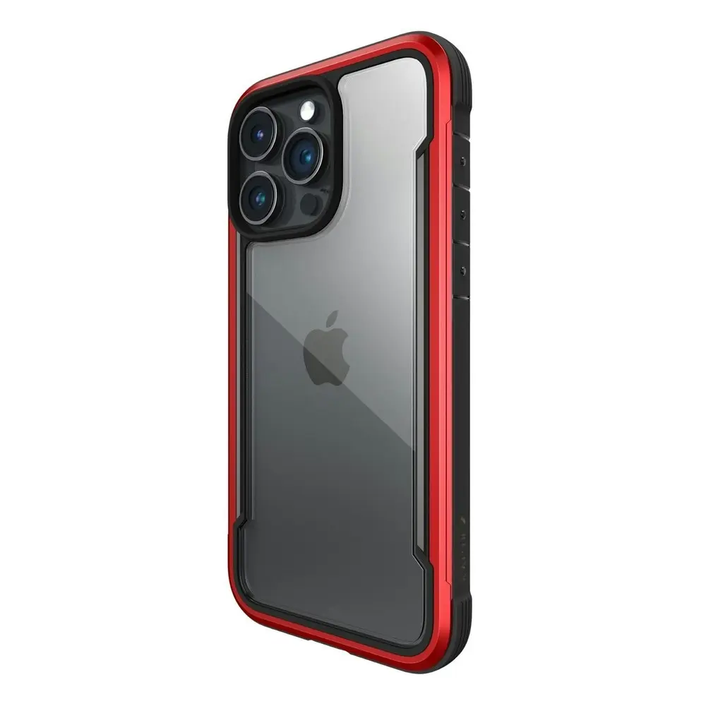 Raptic Shield Phone Case Mobile Cover Protection For Apple iPhone 15 Pro Max Red